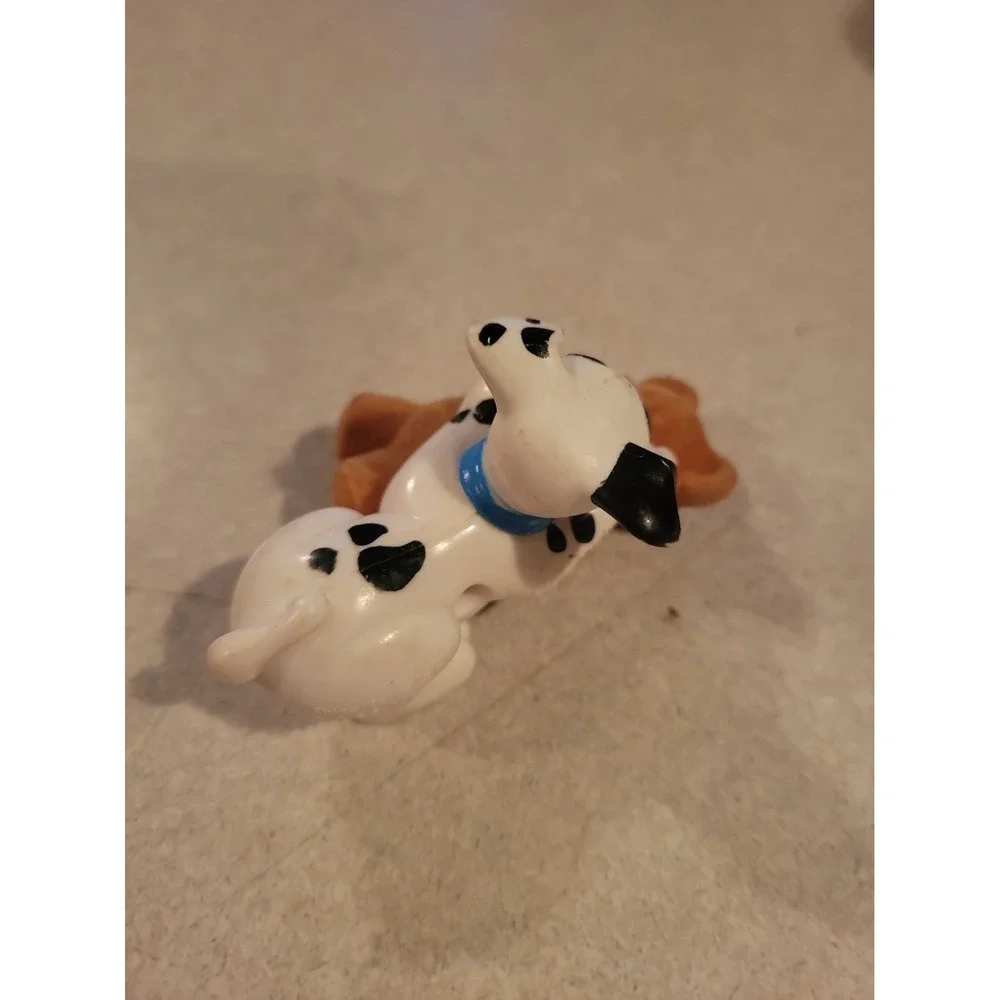 McDonalds Happy Meal Toy Disney's 101 Dalmatians Dog Playing W/Bear Cake Topper